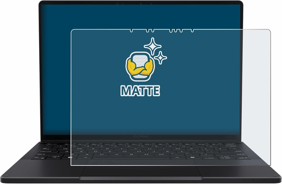 BROTECT Entspiegelungs-Schutzfolie für ASUS ProArt PX13 (2 Stück) Matte Displayschutz-Folie, Anti-Re