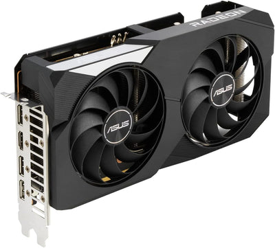 ASUS Dual AMD Radeon RX6600XT OC Edition Gaming Grafikkarte (8GB GDDR6 Speicher, PCIe 4.0, 1x HDMI 2