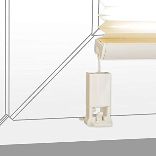 EXKLUSIV HEIMTEXTIL Plissee Verspannt mit Klemmträgern ohne Bohren Faltrollo Fensterrollo Marke 90 x