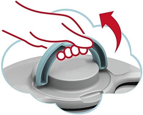 SEB ClipsoMinut' Easy Schnellkochtopf, Edelstahl, rostfrei, blau, 26.8 x 39 x 29.5 cm