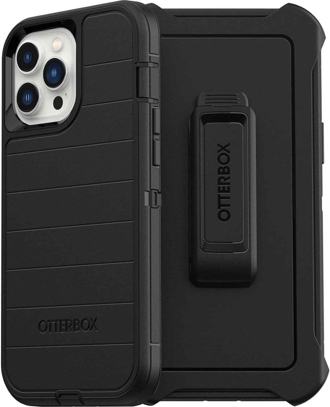 OtterBox Defender Serie Displaylose Schutzhülle für iPhone 12 Pro Max – Schwarz Schwarz Etui, Schwar