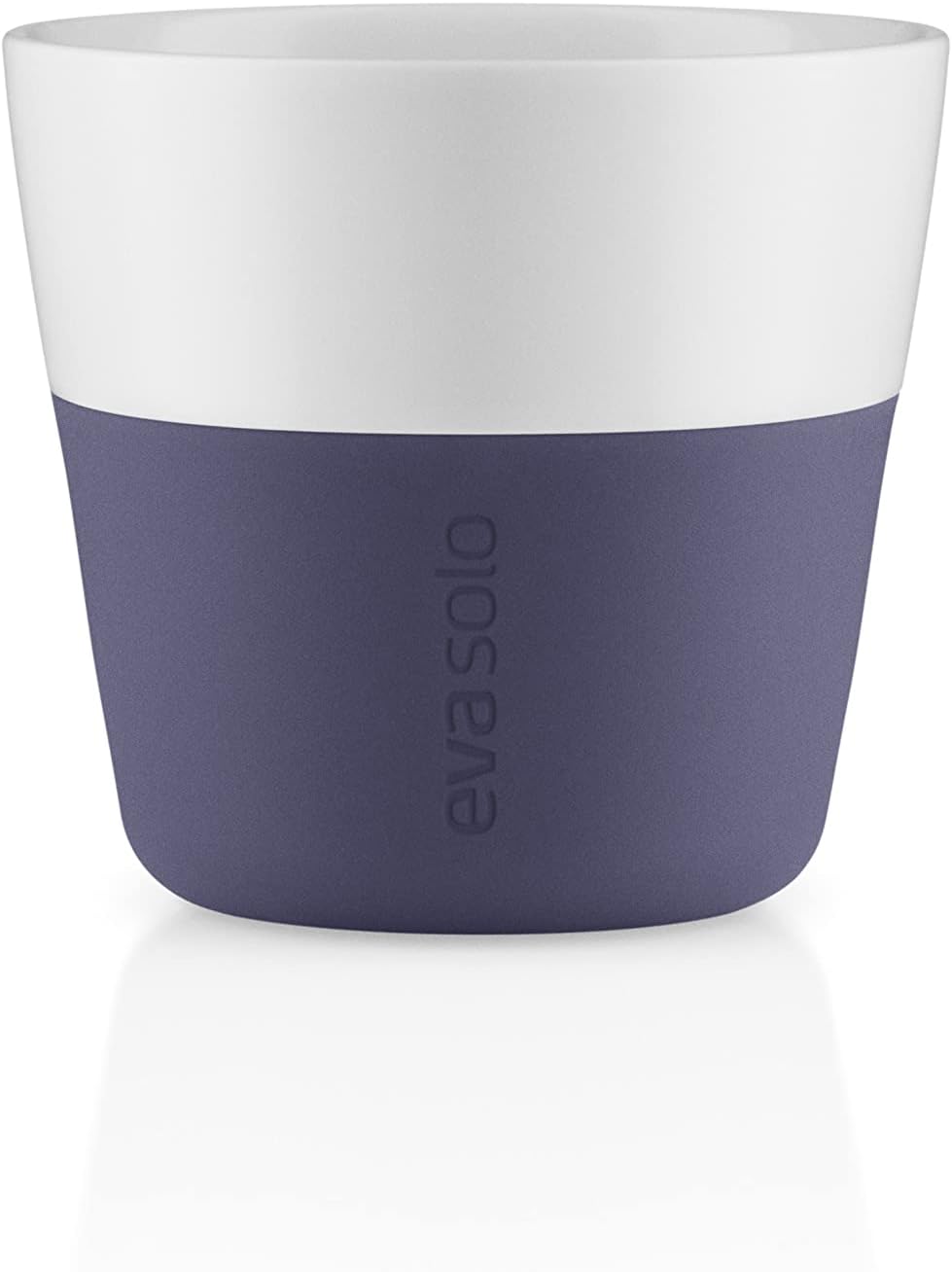 EVA SOLO | 2 Cafe Lungo Becher | 230 ml | Gut zu halten durch Silikonbeschichtung | Spülmaschinenfes