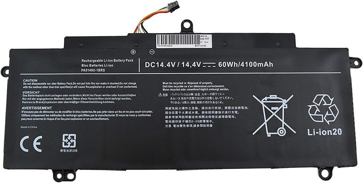 HUBEI PA5149U-1BRS 4INP7/60/80 (02) 1588-5898 Laptop Batterie Ersatz für Toshiba Tecra Z40-A Z40-B Z