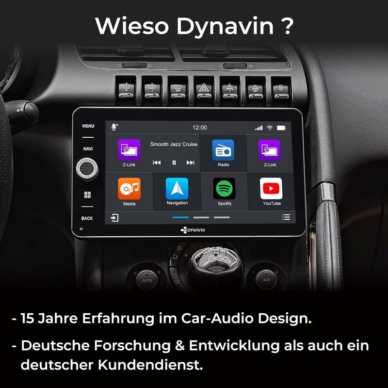 DYNAVIN Android Autoradio Navi für Peugeot 3008 5008, mit 4 * 100W DSP Verstärker | DAB+ Radio; Komp