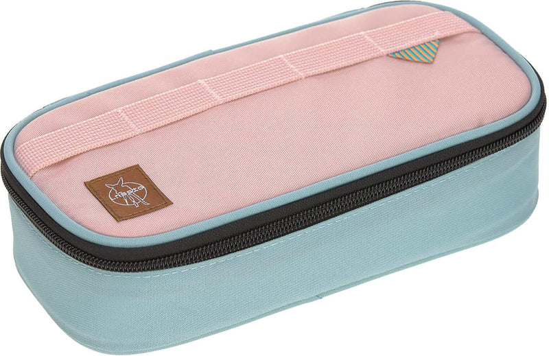 LÄSSIG Schlampermäppchen Stiftemäppchen School Spacy Pencil Case Unique Rose/Blue/Black, Rose/Blue/B