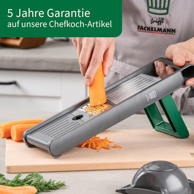 Chefkoch Gemüsehobel 6-teilig – Mehrzweck Gemüseschneider zum Reiben, Hobeln, Raspeln & Julienne – I