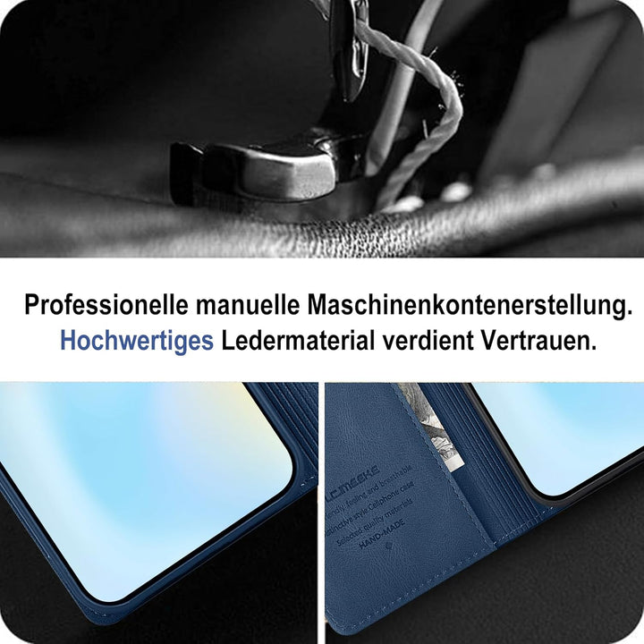 Giyer Handyhülle für Samsung Galaxy S20 FE Hülle mit Schutzfolie, Standfunktion Kartenfach Wallet Pr