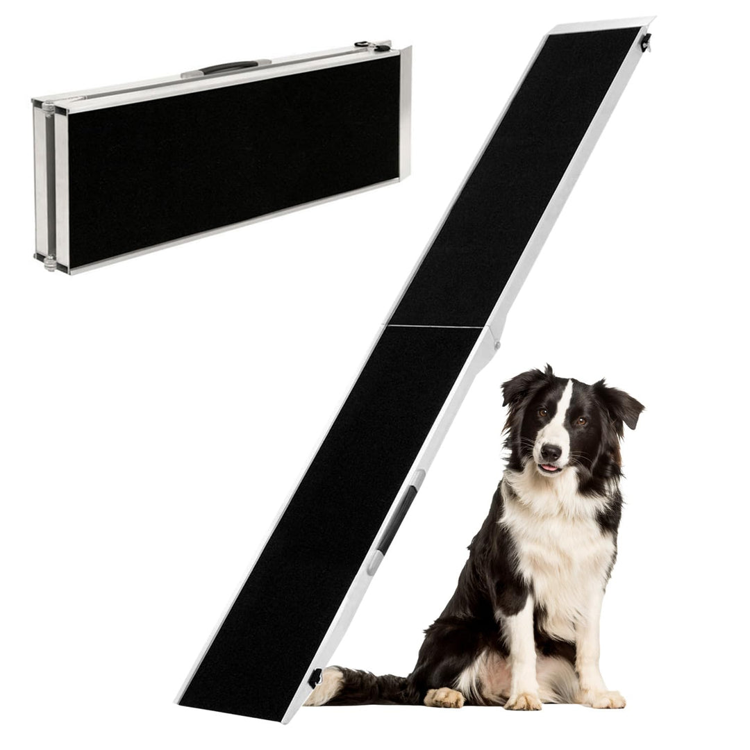 Auswahl Hunderampe für Auto, Aluminium, Hunde Rampe, Hundetreppe, SUV, rutschfest, Belastbarkeit 70
