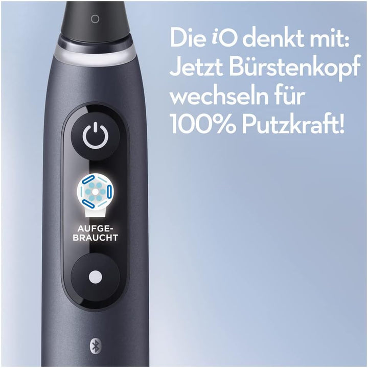 Oral-B iO Series 8 Elektrische Zahnbürste/Electric Toothbrush, 6 Putzmodi für Zahnpflege, Magnet-Tec