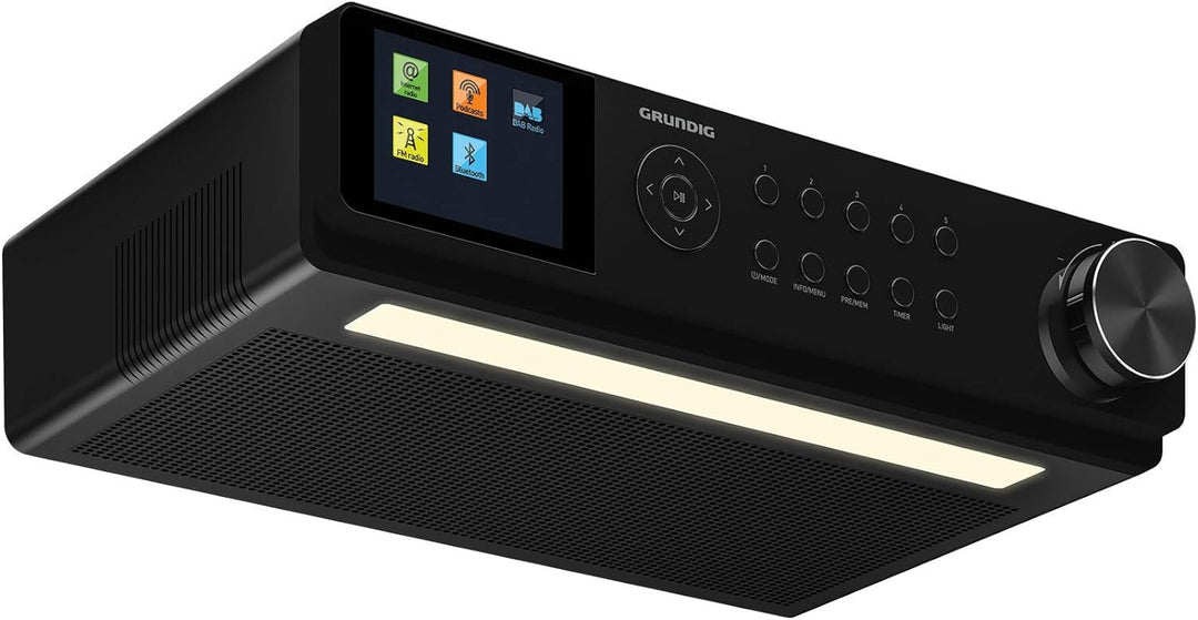 Grundig GKR1060 DKR 3000 BT DAB + WEB Küchenradio mit Bluetooth, DAB + Empfang und Internetradio Sch