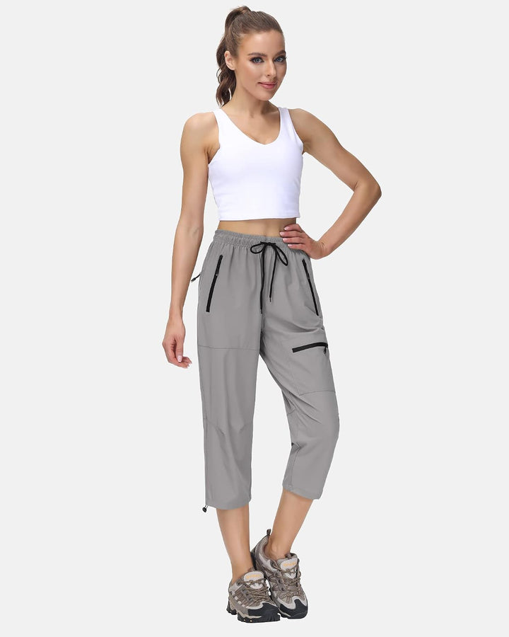 Butrends Wanderhose Damen schnelltrocknend Outdoorhose atmungsaktiv Anti-UV Cargohose Verschleissfes