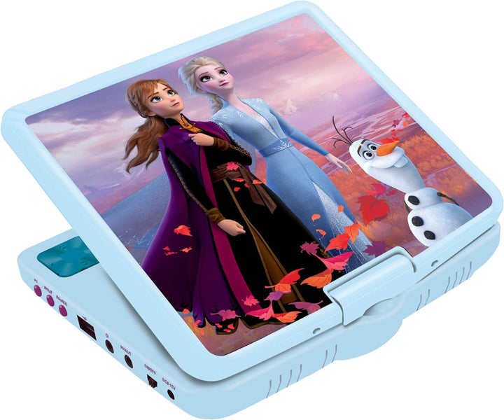 Lexibook - DVDP6FZ - Disney Frozen tragbarer DVD-Player - Himmelblau Die Eiskönigin, Die Eiskönigin