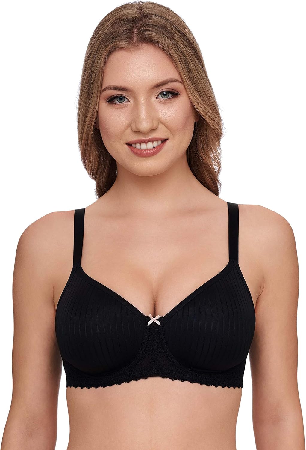 Susa Damen Bügelloser BH 75A Weiss (Weiss 003), 75A Weiss (Weiss 003)