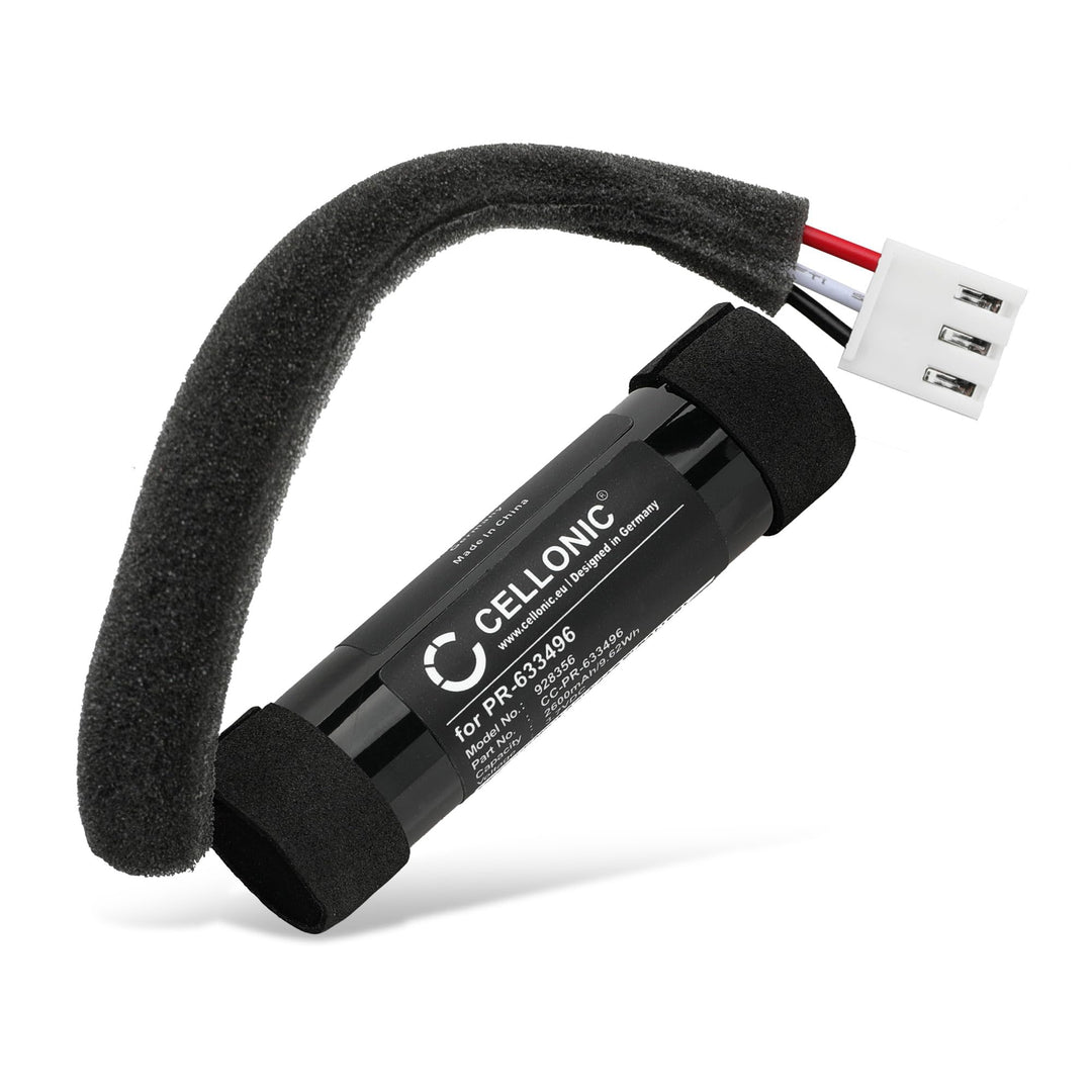 CELLONIC Akku kompatibel mit Harman Kardon Onyx Studio 3, PR-633496 3.7V 2600mAh 1x Akku, 1x Akku
