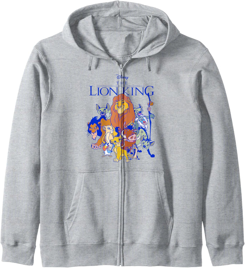 Disney The Lion King Group Shot Dark Outline Kapuzenjacke