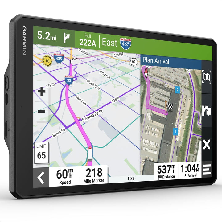 Garmin dēzl LGV 1010 EU – LKW-Navigationsgerät mit 8“ (20,3 cm) Farbdisplay, vorinstallierten EU Kar