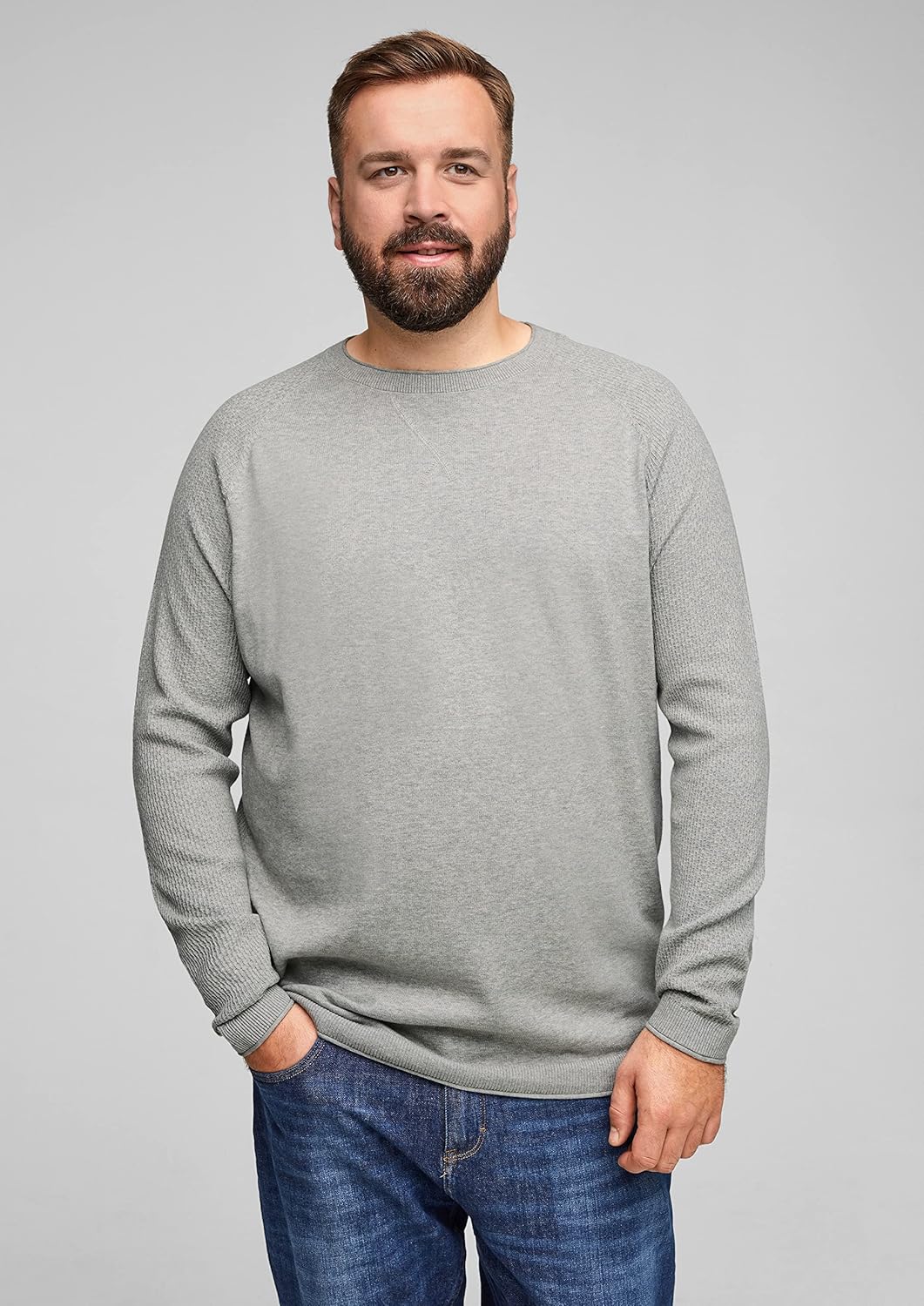 s.Oliver Herren Pullover, XXL Große Größen 9400