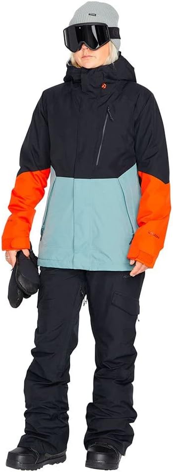 Volcom Damen Aris Ins Gore Jacket Jacke XS Grün Asche, XS Grün Asche