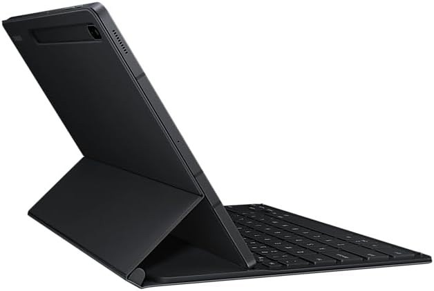 Samsung Book Cover Keyboard Slim EF-DT730 für das Galaxy Tab S7+ | Tab S7 FE, Black, 12,4 Zoll