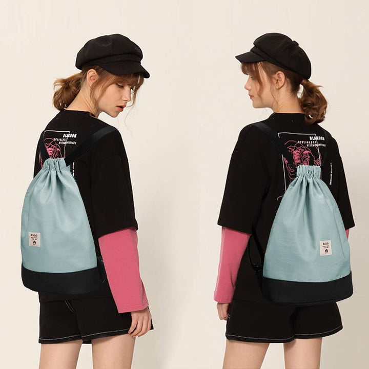 KALIDI Beutel Rucksack Kordelzug Turnbeutel Daypack Gymsack Gym Bag Beutel Sportbeutel Rucksack für