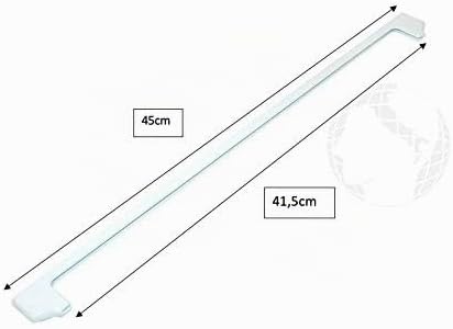 Vorderprofil für Kühlschrankglas (Original Beko) Masse: 453 x 37 mm Innenglas: 415 mm