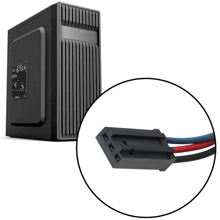 ECSiNG Bürstenloser Gehäuselüfter mit 3 Flügeln, DC 48 V, 0,09 A, 80 x 80 x 25 mm, für Servernetztei