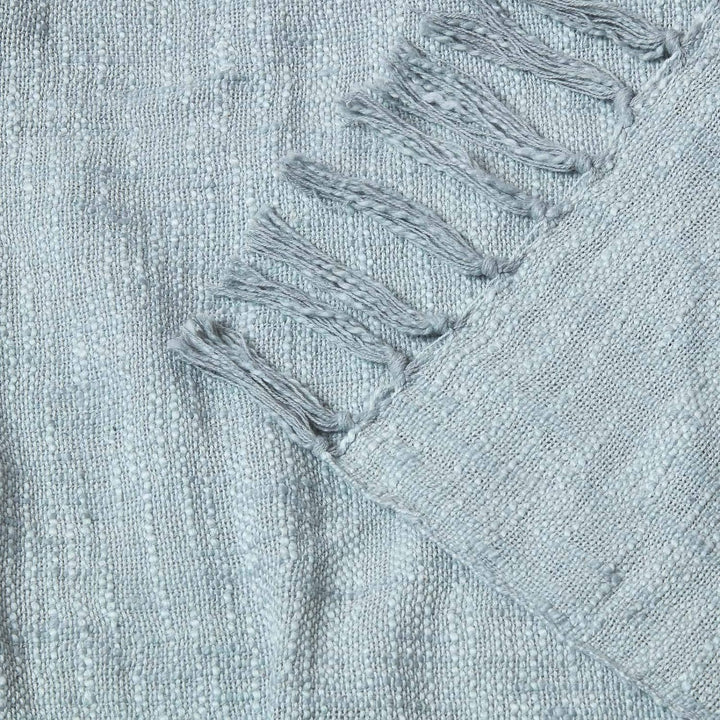 Homescapes extra grosse Tagesdecke Nirvana, grau, Wohndecke/Sofaüberwurf aus 100% Baumwolle, 225 x 3