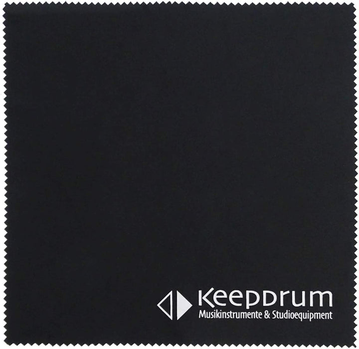 K&amp;M 12227 Ablageplatte mit Getränkehalter anschraubbar + keepdrum Poliertuch