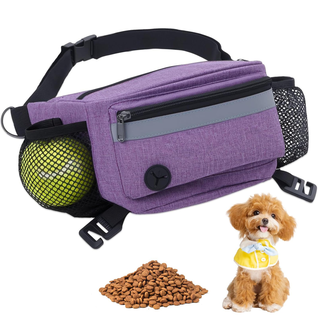 Leckerlitasche für Hunde,Mehrfunktional Futterbeutel Hund - Bauchtasche für Hundezubehör,Kotbeutelsp