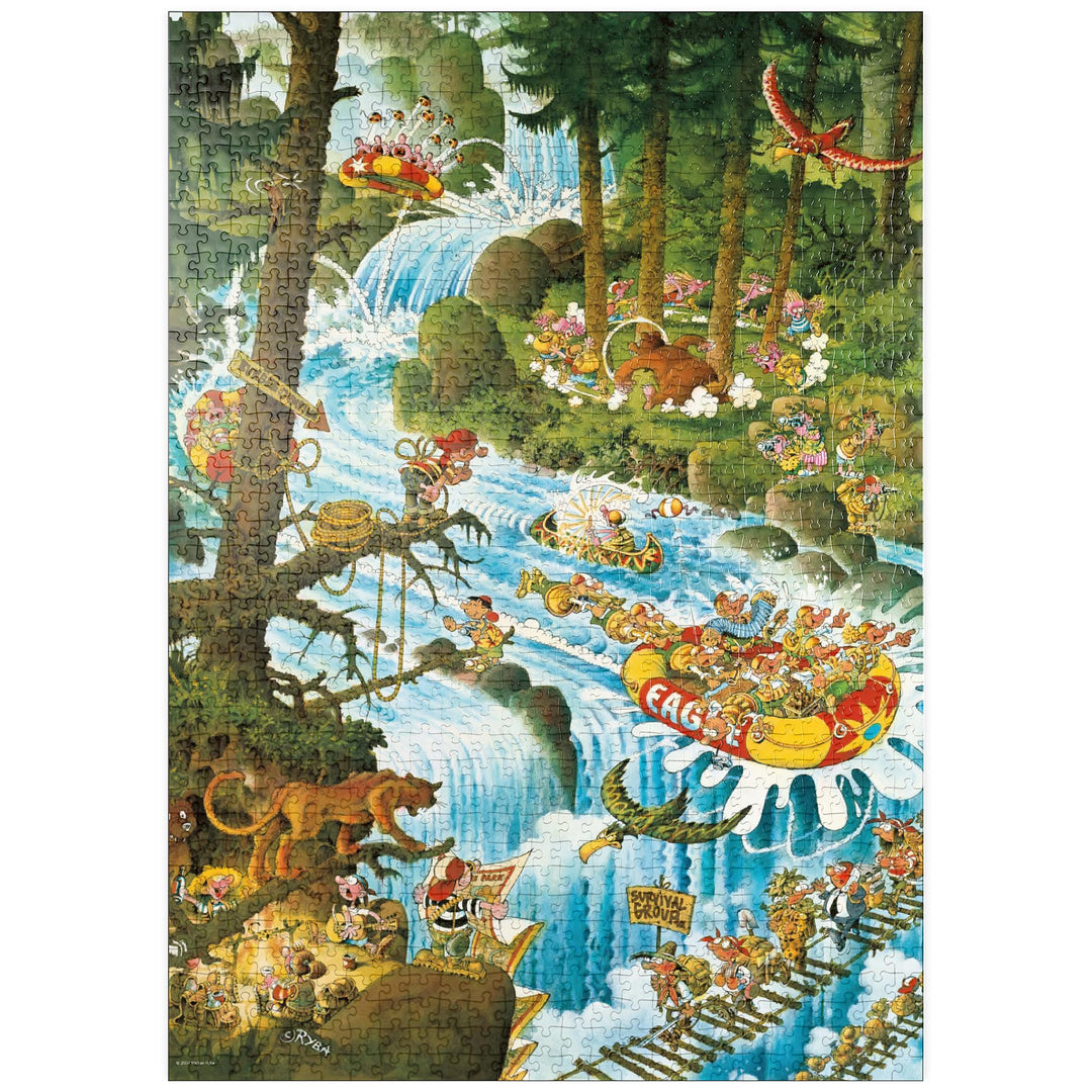 Action - Michael Ryba - Cartoon Classics - Premium 1000 Teile Puzzle - MyPuzzle Sonderkollektion von