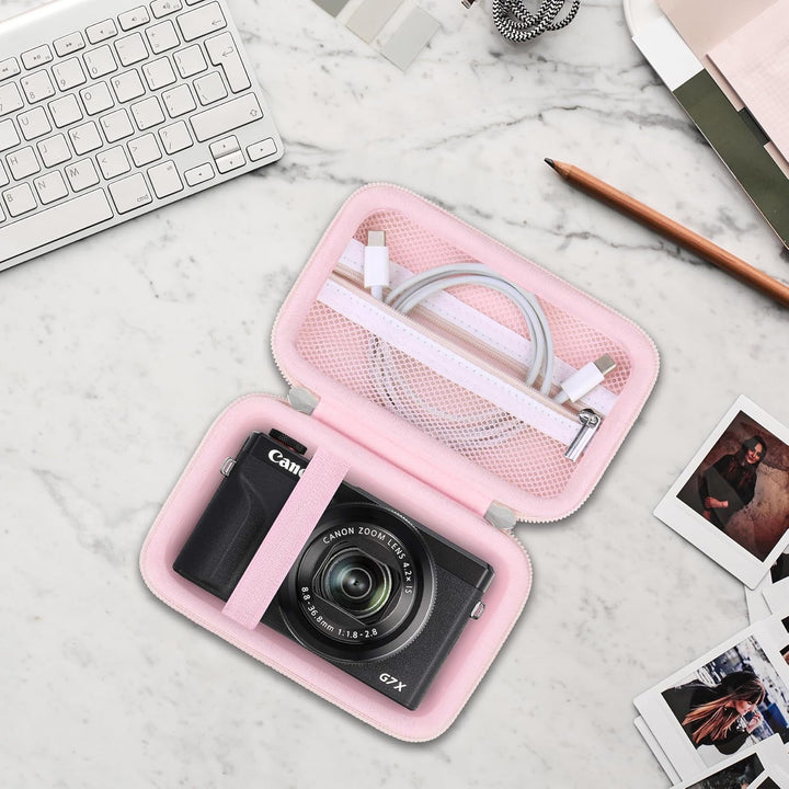 Canboc Tragetasche für Canon PowerShot G7 X Mark III / G7X Mark II Digital 4K Vlogging Kamera, SX740