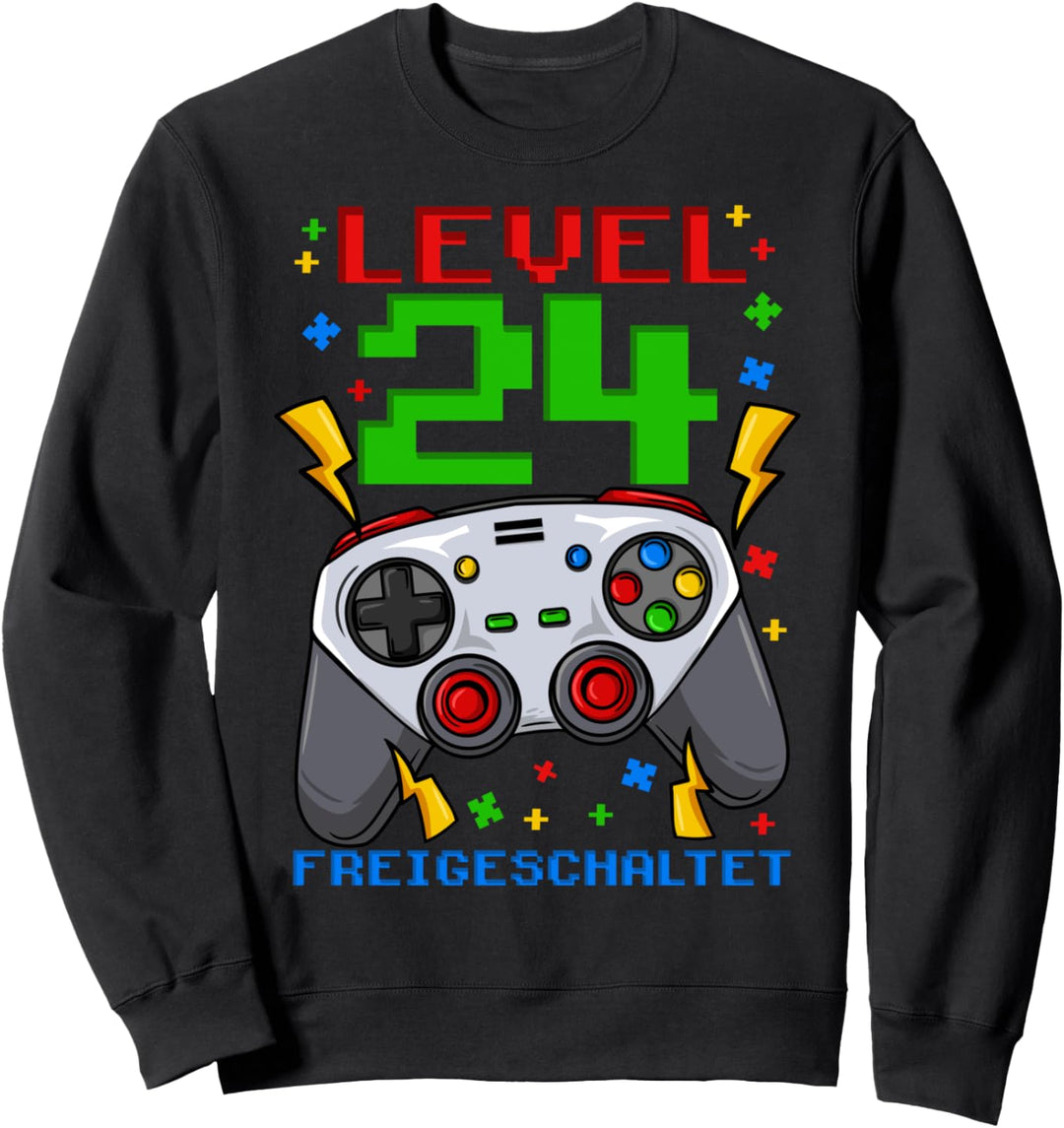 Gamer Gaming Kontroller Zocken Videospiele Sweatshirt