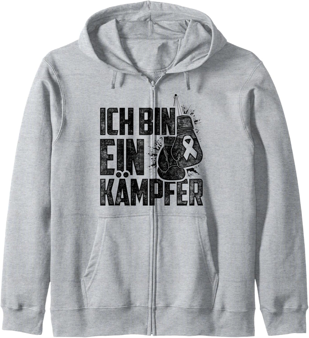 Ich Bin Ein Kämpfer Krebs Besiegt Chemotherapie Tumor Gesund Kapuzenjacke