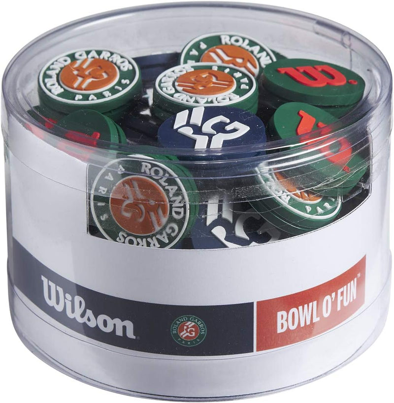 Wilson Packung mit 75 Vibrationsdämpfer, Roland Garros Bowl o Fun, WR8401801001