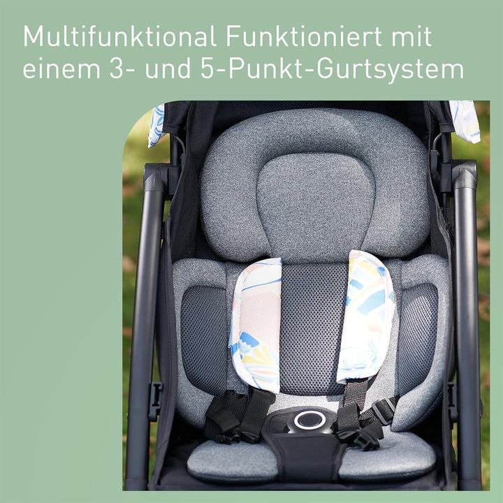 Innokids Säuglings Autositz Einsatz, Neugeborener Kopf-Stützkissen und Körper-Stützkissen für Babys