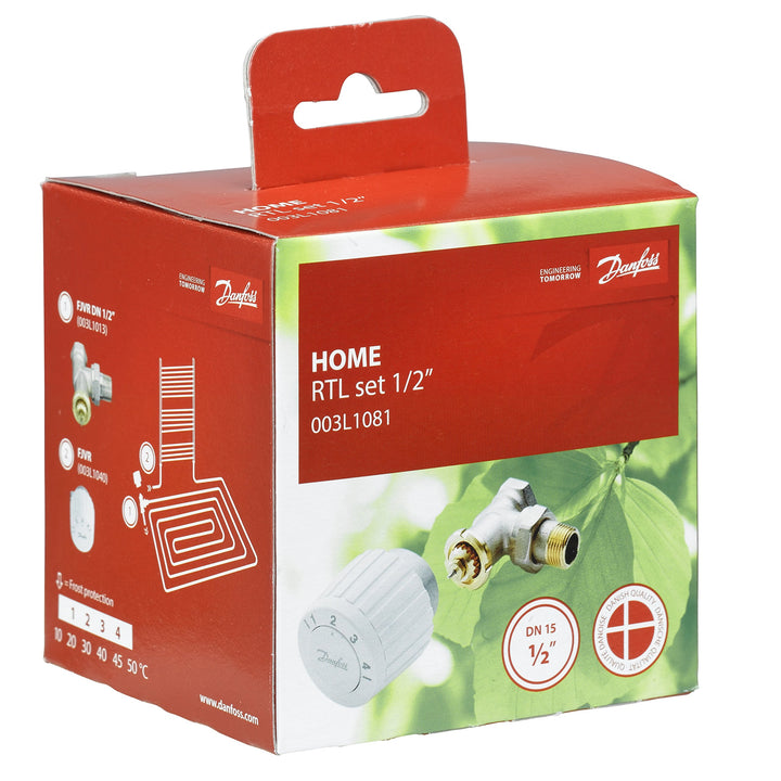 Danfoss 003L1080 Rücklauftemperaturbegrenzer, Weiss