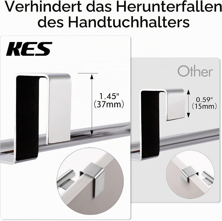KES Küche Handtuchhalter Geschirrtuchhalter zum Hängen Küchenhandtuchhalter | Türhandtuchhalter tür