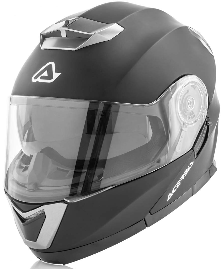 Acerbis Herren Serel Modural Helm, Schwarz, L