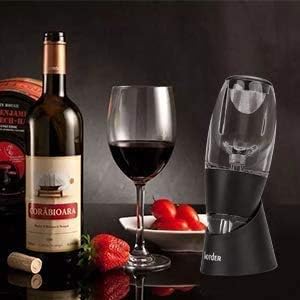 Weinbelüfter Weindekanter Standfuss, Premium Wein-Dekantierer mit Venturieffekt, Wein Dekanter Dekan