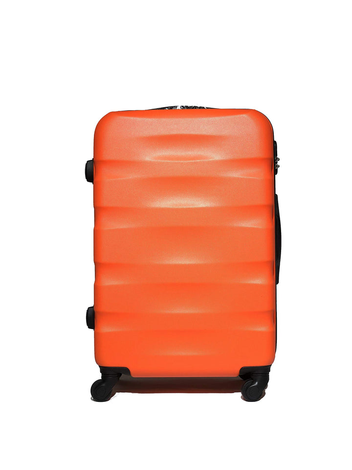 CELIMS Kabinenkoffer, mittelgross, mit oder ohne Vanity – französische Marke, Orange (5806), Moyen
