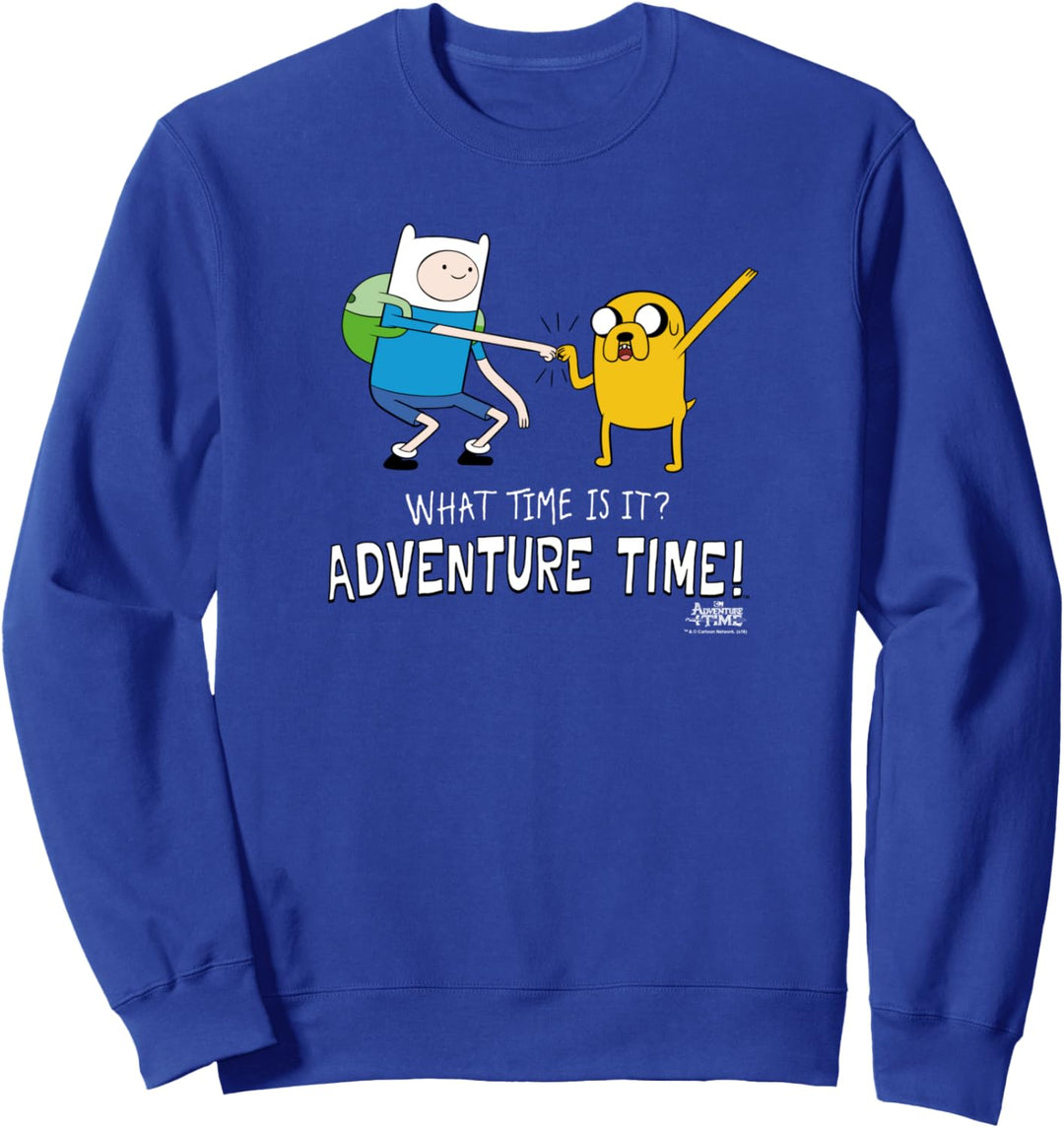 Adventure Time Finn and Jake Fist Bump Sweatshirt