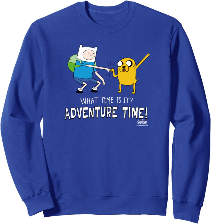 Adventure Time Finn and Jake Fist Bump Sweatshirt