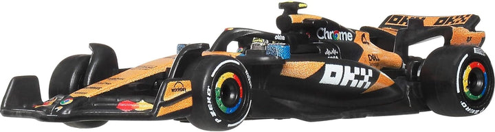 Hot Wheels Formel 1 Premium Die-Cast-Spielzeugauto im Massstab 1:64 Sammelspielzeug-Rennauto mit Rea