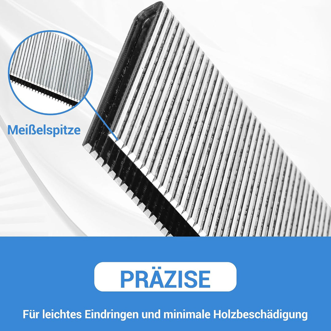 meite 9032 Typ 90 Schmalkrone Klammern für Tacker 18 Gauge 32mm Länge Verzinkte Klammern für Möbel H