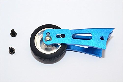 GPM for Tamiya Lunch Box Tuning Teile Aluminium Rear Wheelie Bar - 1 Set Blue