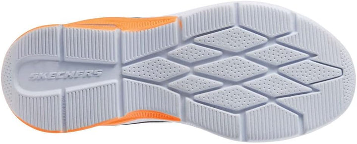 Skechers Jungen 403773l BKRD Sneaker 27 EU Charcoal Textile Orange Trim, 27 EU Charcoal Textile Oran