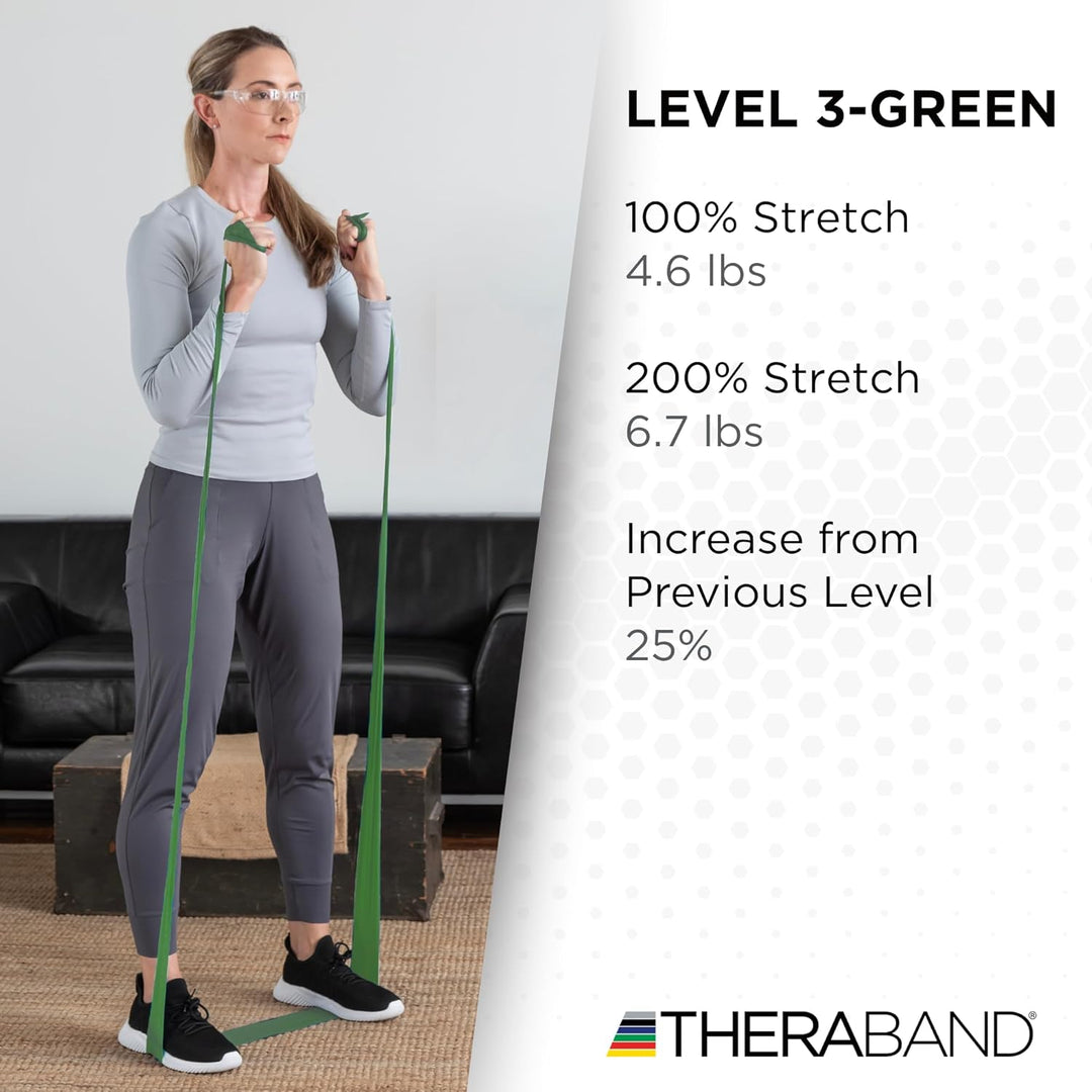 Cando Thera-Band Exercise Band-50 Yard Roll grün 1 Stück (1er Pack), grün 1 Stück (1er Pack)