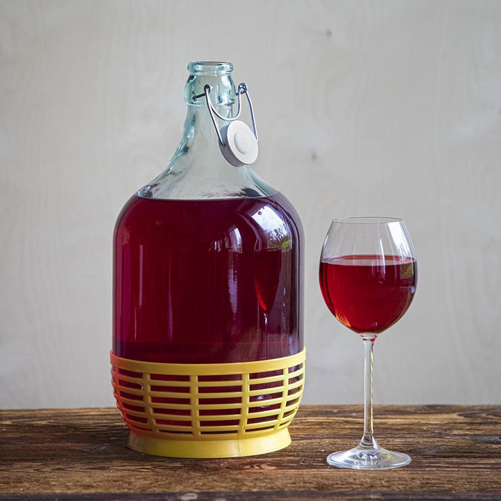2 x 5 l Demijohns – Luftschleusen, Stöpsel für Apfelwein, Ballon, Weinherstellung, Aufbewahrung
