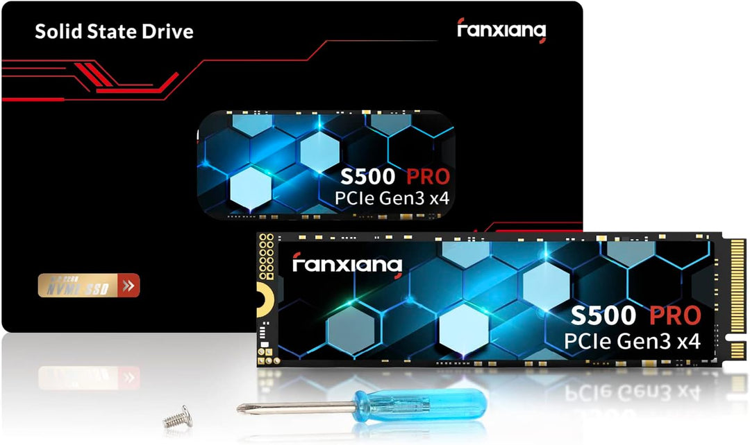 fanxiang M.2 SSD 256GB Interne NVMe SSD Festplatte PCIe 3.0, 3000MB/s Lesen, 1500MB/s Schreiben, SSD