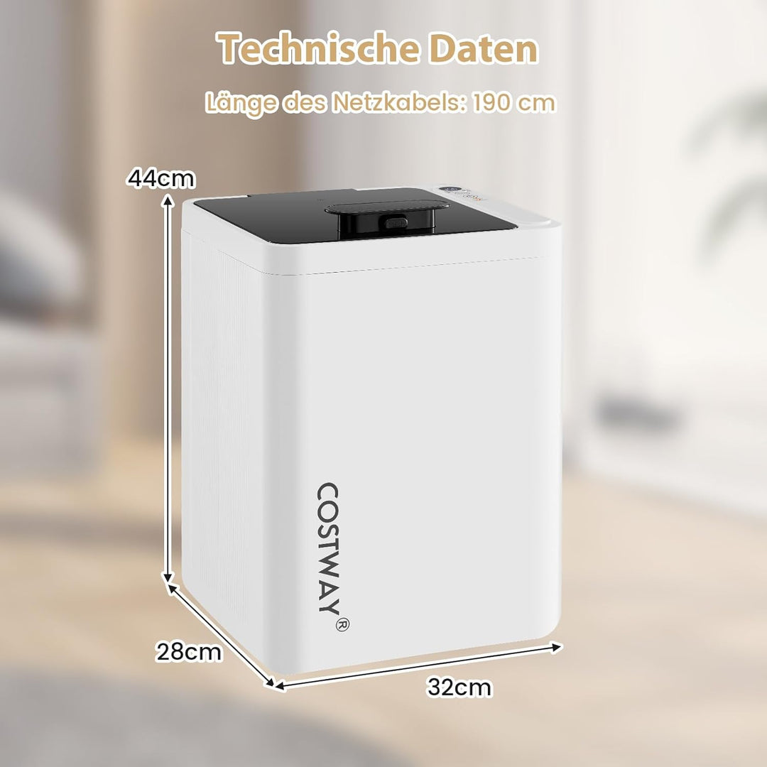 COSTWAY 23L Handtuchwärmer, Towel Warmer mit 6-stufigem Timer & LED Anzeige, Temperatur bis zu 125 °